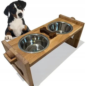 Miska pro psa Stojan na misku, kovový FLEXISTYLE, vícebarevný, 0,88 l