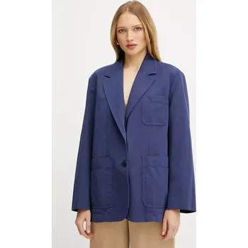 Dámské sako Sako Weekend Max Mara tmavomodrá barva, 2515041052600 59X, vel. 38