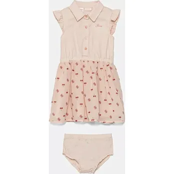 Dámské oblečení Kojenecké šaty Guess A5GK01.WG5P0.PPYA růžová 30X, vel. 68-76