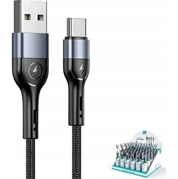 Datový kabel Kabel Usams USB - USB typ C 1 m černý