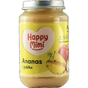 Happy Mimi ovocný příkrm 190g Ananas