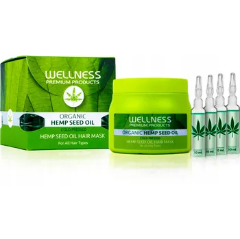 Pleťová maska Maska Wellness Premium Products s Konopím + Ampulky