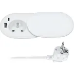 Solight PP124CW-PD20 vestavná zásuvka s posuvným víčkem 1z+USB A+C 20W PD