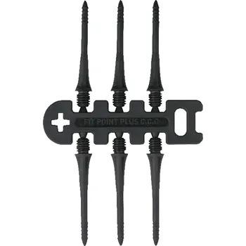 Příslušenství pro šipky Cosmo Darts Hroty Cosmo Fit Point Plus CARBON 6ks - 30 mm