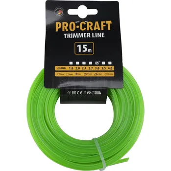 Struna žací (3mm) (15m) hvězda PROCRAFT ZI-3/15