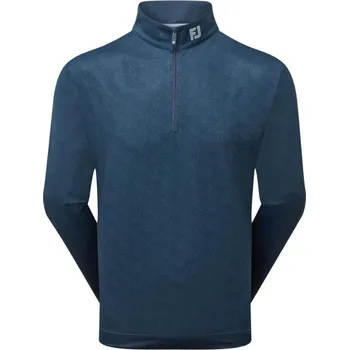 FootJoy Speckle Print Chill-Out pánská mikina, tmavě modrá pánské, XXL