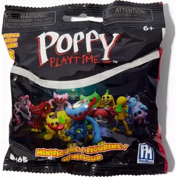 Figurka PhatMojo Huggy Wuggy, Poppy Playtime, Huggy, Wuggy, horor, indie hra, strašidelná, monstrum, lekačka, hračka, děsivá, Playtime Co., Mommy Long Legs, Boxy Boo