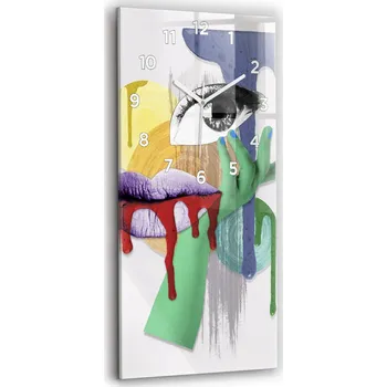 Hodiny Nástěnné hodiny Wallfluent zelené 30 cm