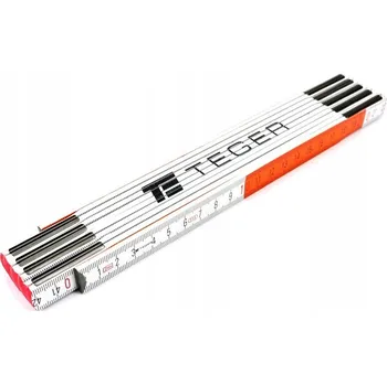 metr Skládací metr 2m dřevěný TEGER