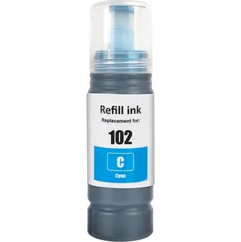 Cartridge Epson 102 - C13T03R240 kompatibilní azurová