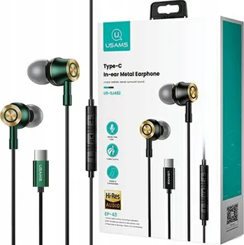 Příslušenství pro čtečku elektronické knihy Univerzální drátová Drátová sluchátka Usams EP-43