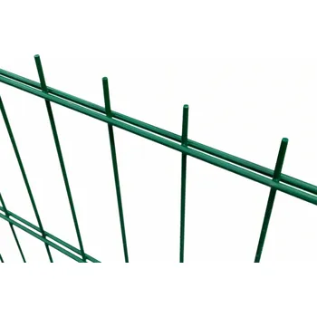 Pletivo Plotový panel 2D - výška 203 cm, drát 5/4/5 mm, PVC zelený