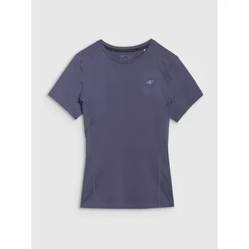 Dámské tričko 4F Dámské běžecké tričko do terénu regular - šedé, Velikost M