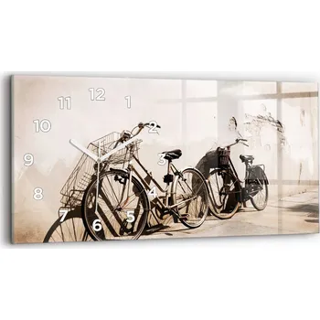 Hodiny Nástěnné hodiny Wallfluent hnědé 60 cm