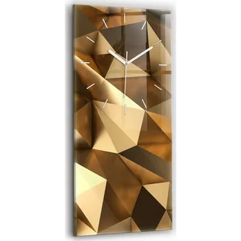 Hodiny Nástěnné hodiny Wallfluent zlaté 30 cm