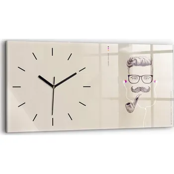 Hodiny Nástěnné hodiny Wallfluent béžové 60 cm