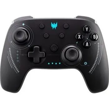Joystick ACER PREDATOR WIRELESS GAMING CONTROLLER BLACK PGR300 - asymetricky umístěné analogové joysticky, 16 tlačítek
