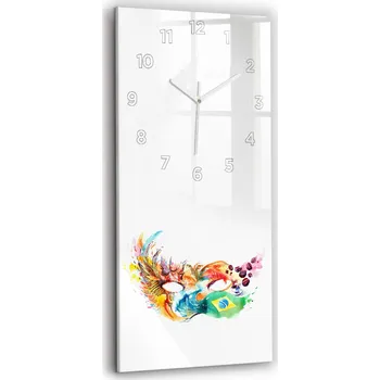 Hodiny Nástěnné hodiny Wallfluent zelené 30 cm