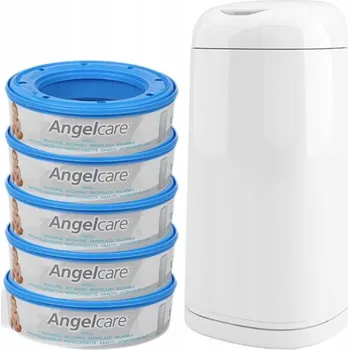 Koš na pleny Sada Angelcare koš na pleny s 5 náhradními kazetami