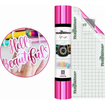 Samolepící dekorace TeckWrap Bubble Free Mirror Chrome - Royal Pink Velikost: 30,5 x 30 cm Samolepící vinylová folie TeckWrap