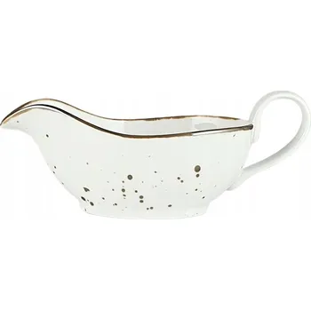 COTTAGE WHITE porcelánová OMÁČNÍK 350 ml, krémová barva - Alumina Bogucice