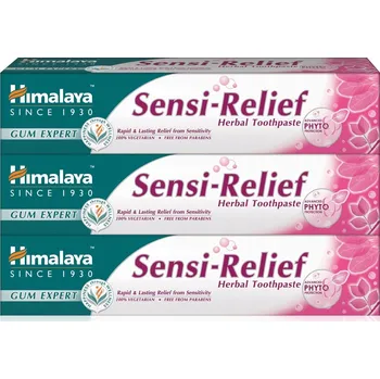 zubní pasta Zubní pasty Himalaya Sensi-Relief 75 ml 3 kusy