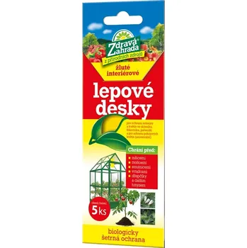 Hnojivo Nohel garden Lepové desky ZDRAVÁ ZAHRADA žluté na mšice 7,5x20cm 5 ks