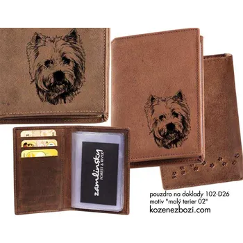 Obal na doklad Pouzdro Na Doklady "West" - Dárek pro milovníka psů