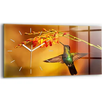 Hodiny Nástěnné hodiny Wallfluent oranžové 60 cm