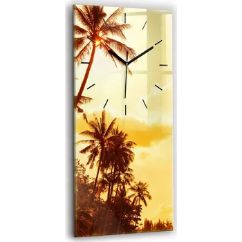 Hodiny Nástěnné hodiny Wallfluent hnědé 30 cm