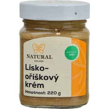 Cukrovinka Lískooříškový krém - Natural 220g