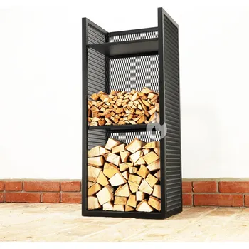 Braver Perfo H-Tower 45x35x106cm vysoký, tahokov, černý