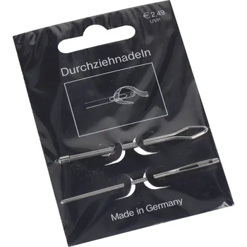 Nástroj na niť a příze Galanterie Jehly provlekací 2 ks na kartě