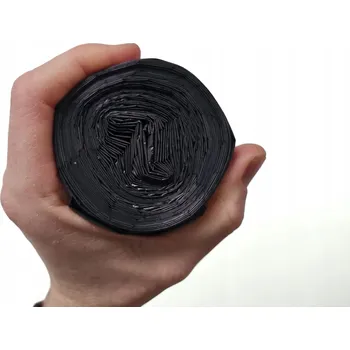 Pytle na odpadky SILNÉ ČERNÉ PYTLE NA ODPAD 120l 10 KS 0,4kg 70x100cm SE STAHOVACÍ PÁSKOU