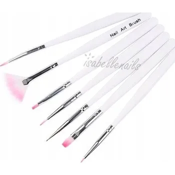 Sada štětců na zdobení nehtů 7ks 08