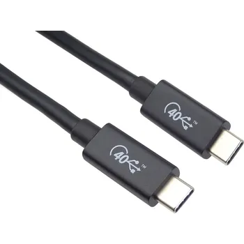 Kabel PremiumCord USB4™ 40Gbps 8K@60Hz kabel Thunderbolt 3 certifikovaný USB-IF 1m ku4cx10bk 1385253