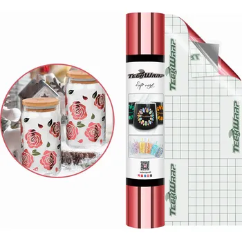 Samolepící dekorace TeckWrap Bubble Free Mirror Chrome - Begonia Rose Velikost: 30,5 x 30 cm Samolepící vinylová folie TeckWrap