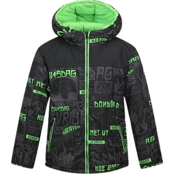 Chlapecká bunda Kugo FB3803 Chlapecká zimní bunda černá 100