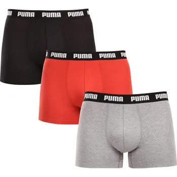 Boxerky 3PACK pánské boxerky Puma vícebarevné (701226820 011) XXL 701226820 011 Možnost vrácení zboží ZDARMA do 120 dnů!