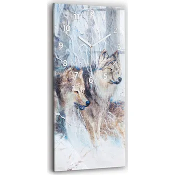 Hodiny Nástěnné hodiny Wallfluent hnědé 30 cm