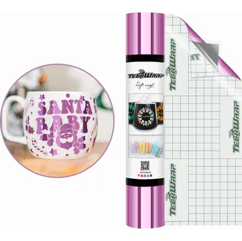 Samolepící dekorace TeckWrap Bubble Free Mirror Chrome - Purple Pink Velikost: 30,5 x 30 cm Samolepící vinylová folie TeckWrap