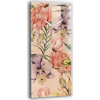 Hodiny Nástěnné hodiny Wallfluent růžové 30 cm