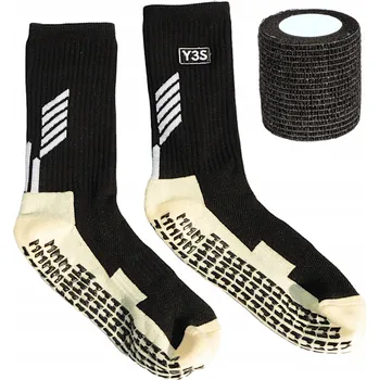 Pánské ponožky Ponožky fotbalové ponožky 36-41 + páska 4,5 m ČERNÁ Y3S