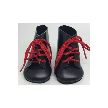 Doplněk pro panenku Paola Reina Boty na tkaničky pro panenku Paola Reina černé