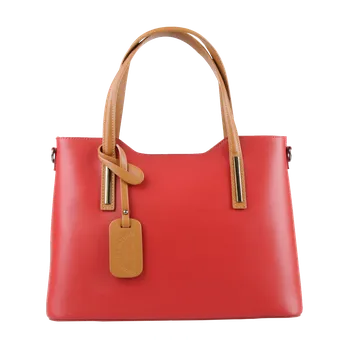 NovaKabelka.cz Kožená italská kabelka Isidora Rossa Camel