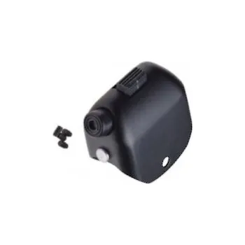 Auto elektroinstalace Přepínač světel s tlačítkem (otvor pro kabel) - černý lak