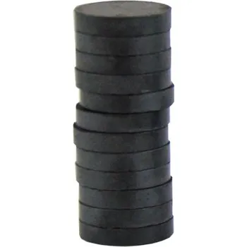 Dekorativní magnet Magnety 20 mm černé, 12 ks