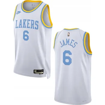 Pánské tričko Dres NBA Swingman Nike LeBron James Lakers Classic DO9448-101 Velikost S