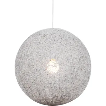 Závěsné svítidlo koule Caruba bílá moderní do obýváku a jídelny CANDELLUX 30 cm