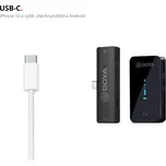 Boya BY-XM6 Profesionální Bezdrátový Mikrofon Audio pro Smartphone, Kameru, Počitač USB-C 1x mikrofon + přijímač USB-C